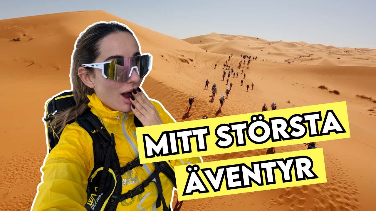 JAG SKA SPRINGA 100KM I SAHARAÖKNEN!!