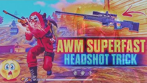 Awm Superfast One Shot Tutorial WithoutScope ©* || Awm Tips & Tricks || AwmHeadshot Free 🔥