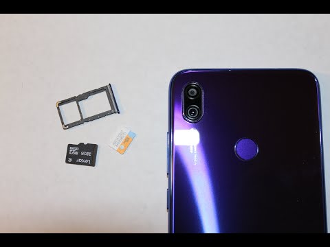Redmi note 7 how to install and remove sim & memory card