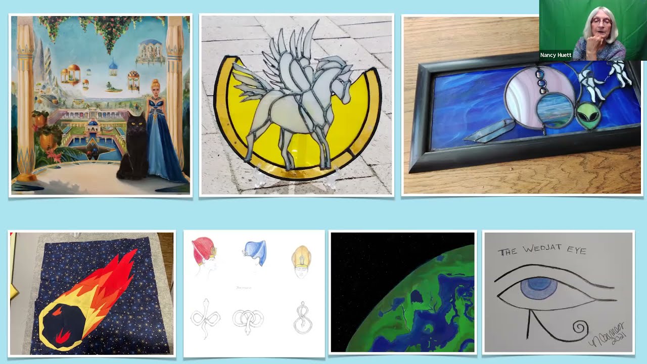 Art Show Contest - PANEL - TAG Con 2021 Quantum Blue