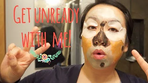 Get Unready with Me / Night time Skincare Routine!