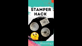 Stamper Head NOT Working Try this Paper Trick | Maniology #shorts