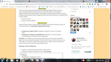 Segment Creation and Testing of Segments in Context hub