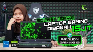 Solusi Tepat ! Laptop Gaming dibawah 15 Jutaan | Unboxing HP Pavilion Gaming 15 DK2002TX