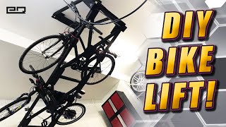 How To Build A Swing Down Bicycle Storage Lift (Free Plans!)