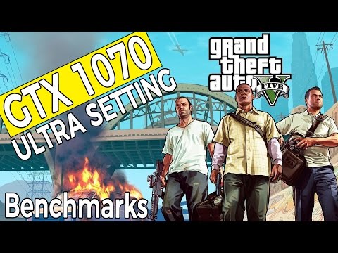 i5 6500 | GTX 1070 8GB | GTA V Gameplay Benchmarks | 1080p Max Setting 60FPS+