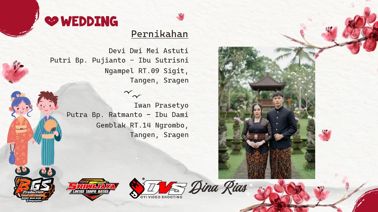 LIVE SRIWIJAYA CAMPURSARI - BGS AUDIO - WEDDING DEVI & IWAN - Ngampel, 28 Oktober 2025