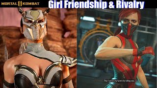 MK11 Girl Friendship & Rivalries (Relationship Dialogues) - Mortal Kombat 11