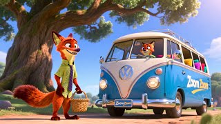 Zoom Zoom River Van Trip Vehicle Song For Kids Learn Colors, Sounds, And Counting Fun