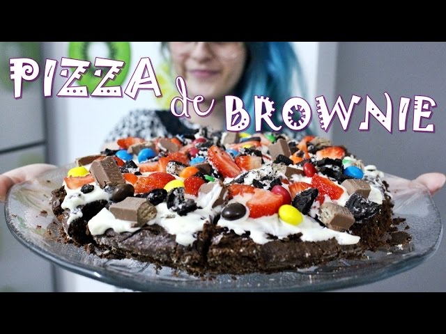 RECEITA DE PIZZA DE BROWNIE #VEDA 3