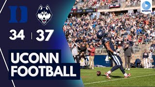 UConn football downs Duke in a high scoring thriller