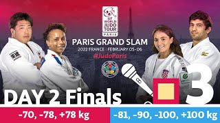 Day 2 - Finals Tatami 3: Paris Grand Slam 2022