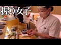 中洲の看板娘が大活躍！！どんな注文にも鮮やかに応える寿司屋が大人気！『岩正』/Omakase sushi restaurant in Fukuoka, Japan