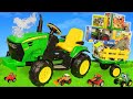 Tracteur , camion , voiture  jouets pour enfants Tractor Toys