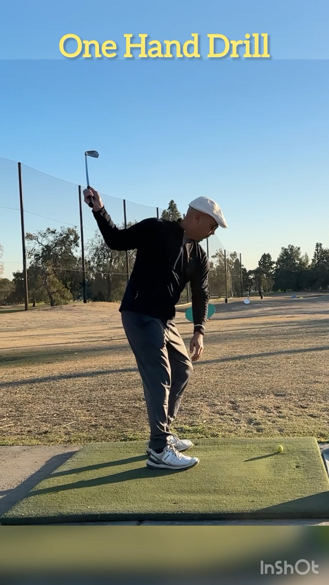 Hitting balls with an inside and over loop. #golf #golftips #ott #miracleswing