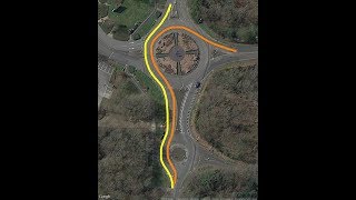 Choosing Lanes at Roundabouts - Part 2 - Double Roundabouts and anticipating lane markings