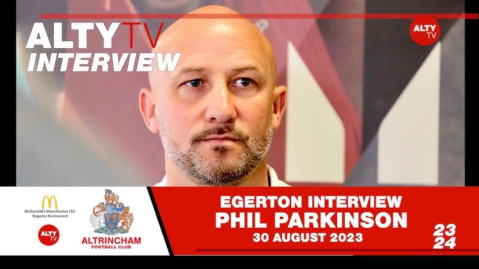 PHIL PARKINSON - Post-Match Interview - ALTRINCHAM Vs ALDERSHOT TOWN  03/10/2023 