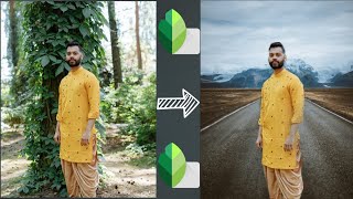 How to change background in snapseed | Remove background snapseed| Photo background remove in mobile