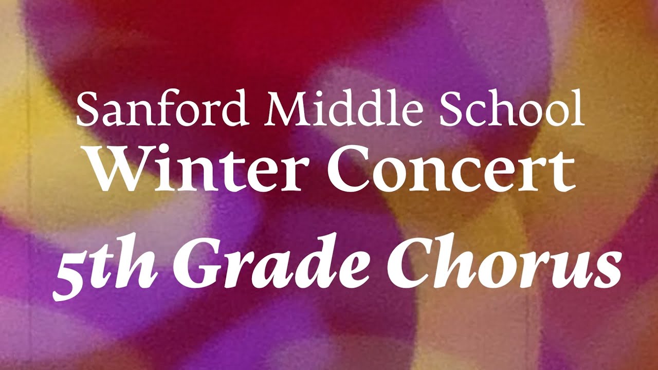 SMS Winter Concert - 5th Grade Chorus - YouTube