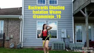Backwards Ghosting Isolation Weave Hoop Tutorial