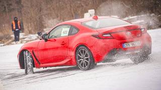 Winter Slalom Cup Hodonín 2026-01-10 (Toyota GR86 drifting onboard)
