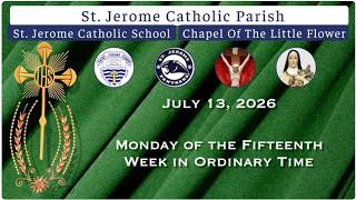 Catholic Mass Today | Daily Mass |  St. Jerome Catholic Church and School Live Stream