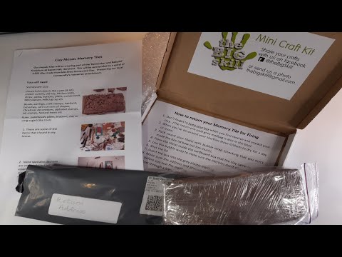 Unboxing A Clay Mosaic Memory Tiles Kit