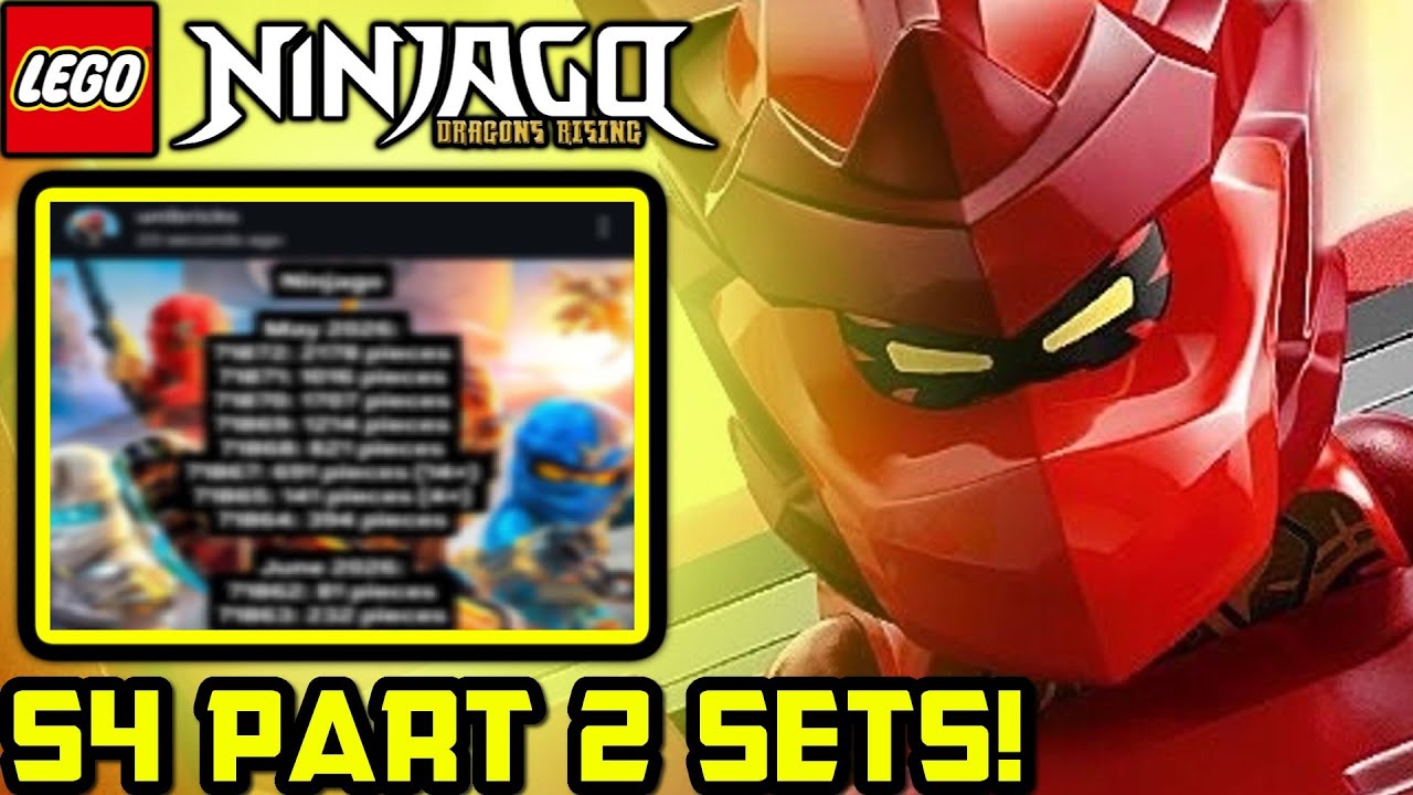 Утекла информация о наборе Ninjago на лето 2026 года! Новости и утечки о 2-й части 4-го сезона Ni...