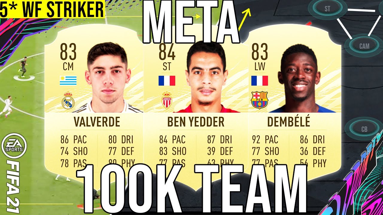 BEST META 100K TEAM (5* WEAK FOOT PLAYERS) SQUAD BUILDER TO GET MORE WINS! - FIFA 21 Ultimate Team
