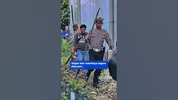 Panik Usai Bawa Kabur Ponsel Warga, Maling Ini Nyebur ke Dalam Comberan Hingga Sulit Dikenal