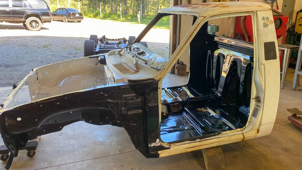 Покраска кабины моей Toyota Hilux!