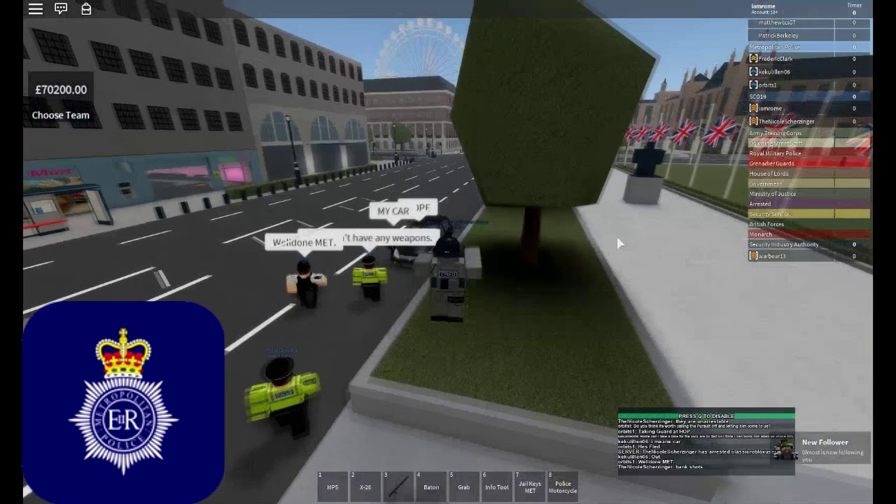 Roblox Armed Police