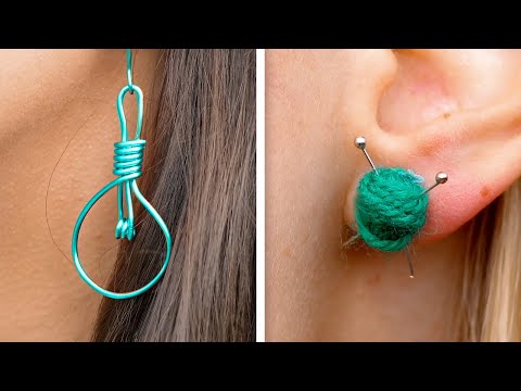 Video: 3 modi per realizzare orecchini falsi