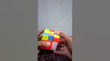 solving second layer flip edge on 3x3 Rubik