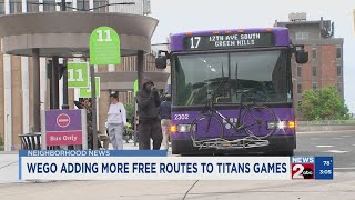 WeGo adding more free routes to Titans games