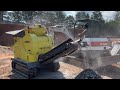 Crushing concrete onsite with chad and the ark 1910 jaw crusher