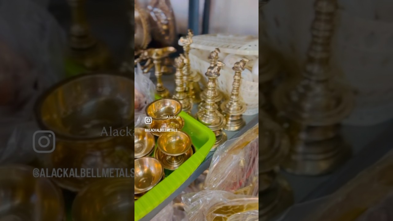 Handmade bronze Pooja items | Alackal Bell Metals Mannar | +91-9447908789