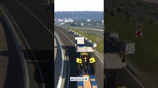 Dangerous Cliff Road Tractor Delivery | Will It Make It? 🚜 #driving #simulator #ets2 #shorts #gaming