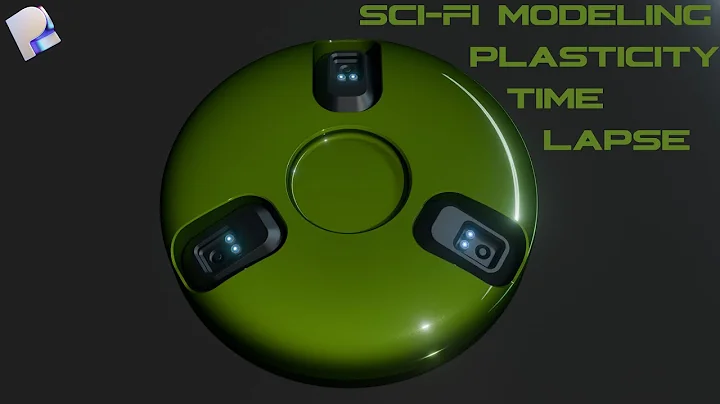 Creating a Rounded SCI Fi Object in Plasticity Time Lapse