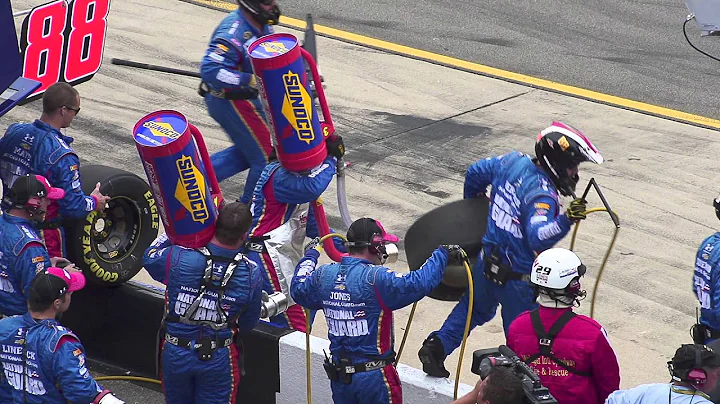 Dale Earnhardt Jr. - Final Pit Stop - MIS (Slow Mo...