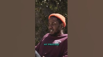 Thumbnail of Kendrick Lamar’s song-writing process.      #shorts #kendricklamar #songwriting