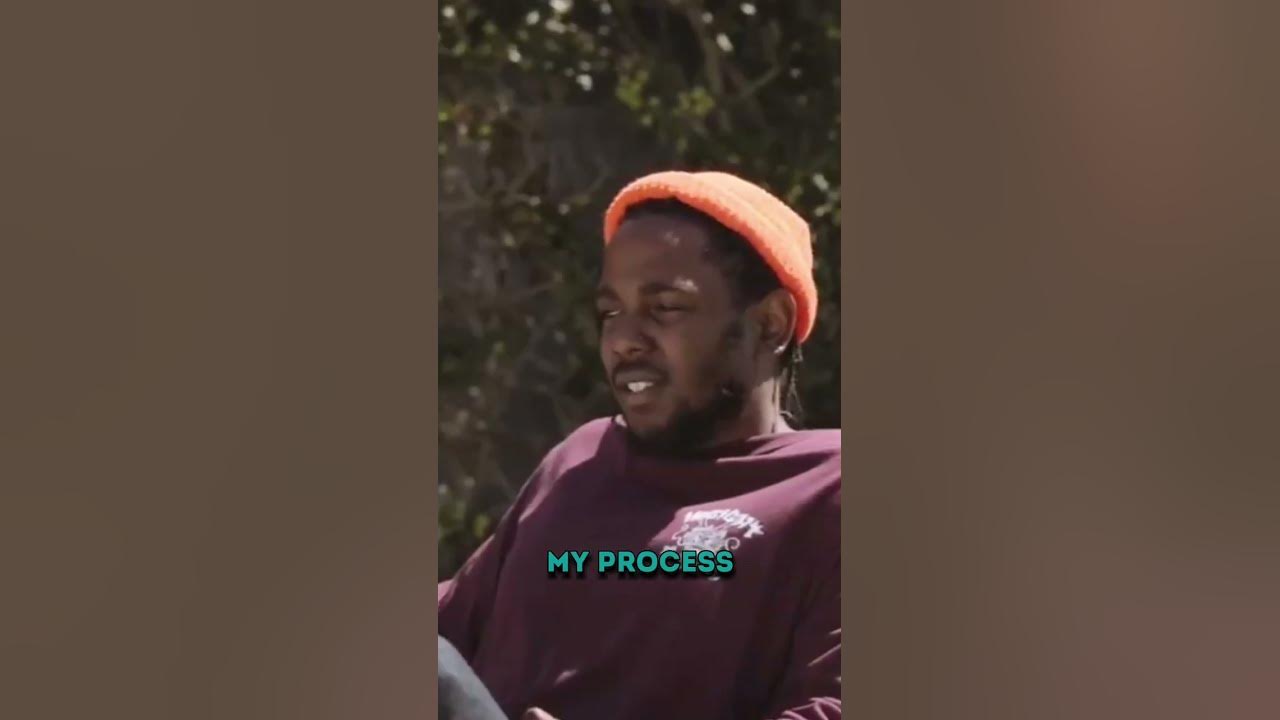 Kendrick Lamar’s song-writing process.      #shorts #kendricklamar #songwriting