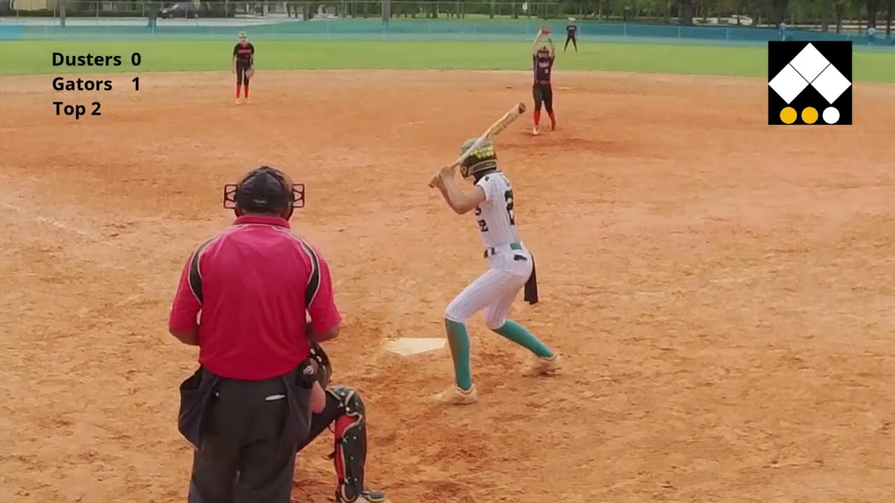 Diamond Dusters Cruz 14u at Gators Jackson Lightning 12u Softball