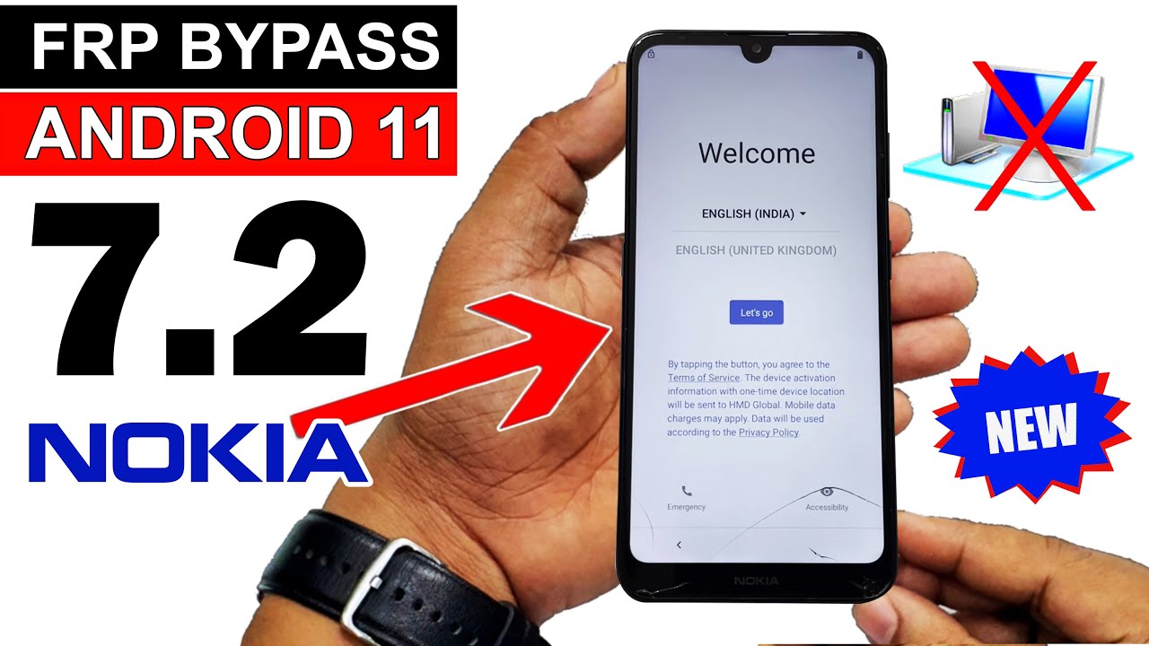 Nokia 7.2 (TA-1193) ANDROID 11 FRP UNLOCK | New Trick (Without PC)??? - YouTube