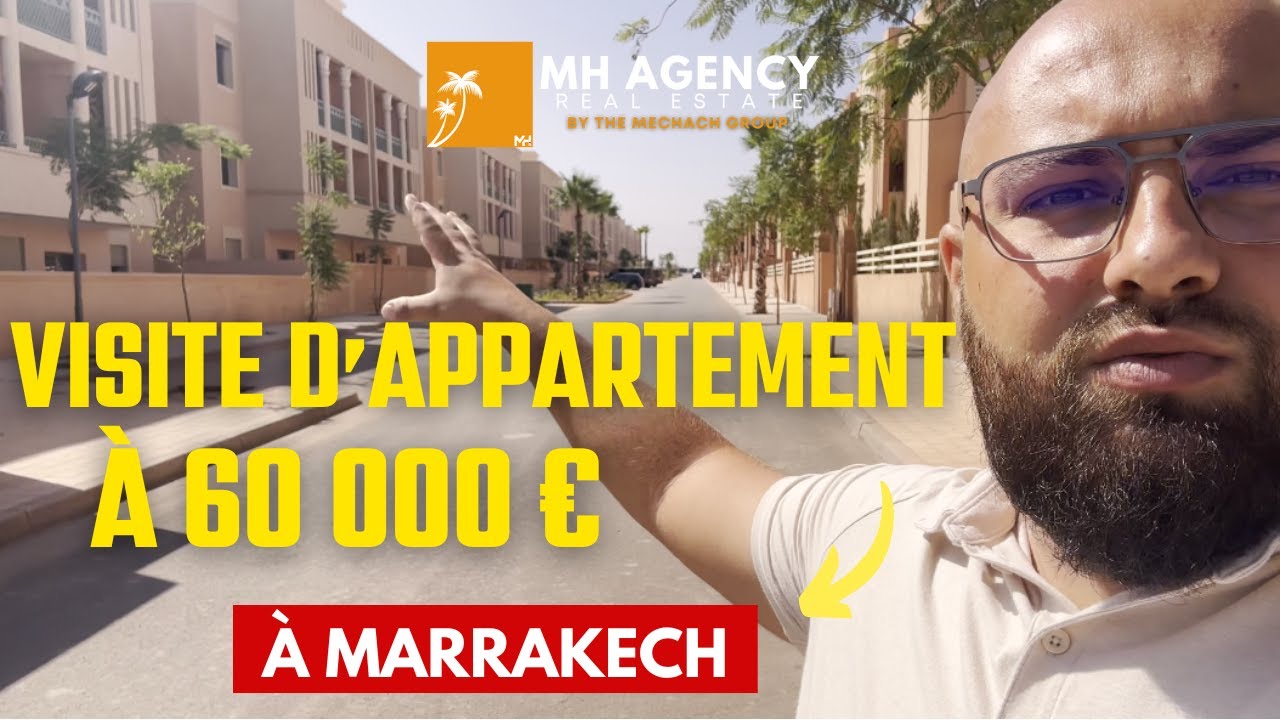 On visite des appartements à Marrakech 