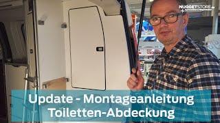 Toiletten-Abdeckung für Nugget Plus / für Clesana, BioToi und