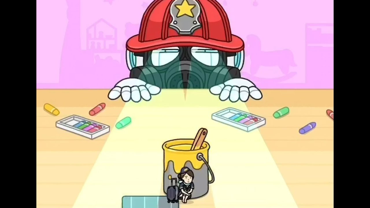 Cute Little Attendant Playing Hide and Seek with Mask Robot Level 2264 