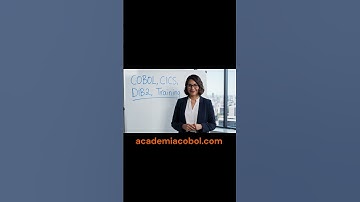 Promo de mi curso #COBOL #CICS #DB2 asincronico con tutoria bajo demenda creada con GEMINI.