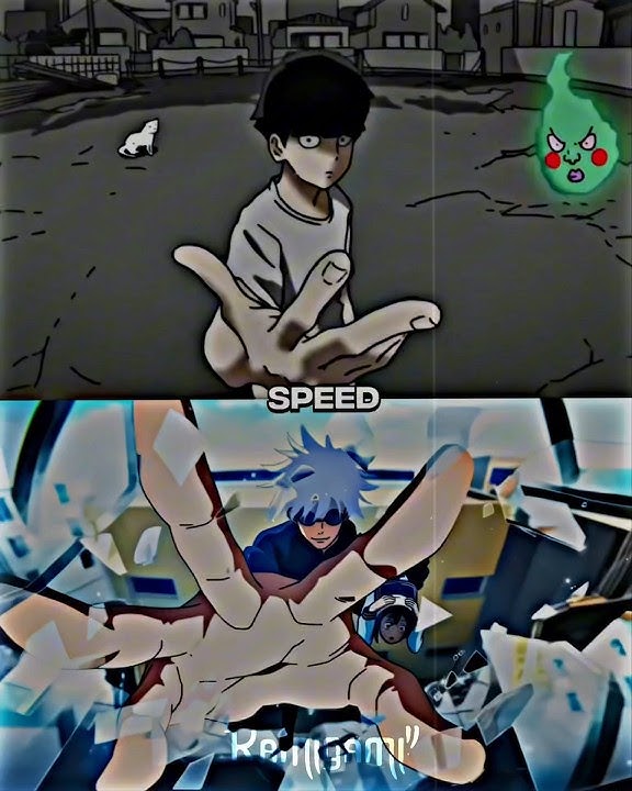 Gojo VS Mob #shorts #anime #animeedit #mobpsycho100 #jujutsukaisen #gojo #vs