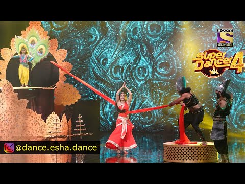 Performance  Esha Mishra  Sonali  Dropdi Vastra Haran Katha  Mahabharat  Super Dancer 4 Sony TV